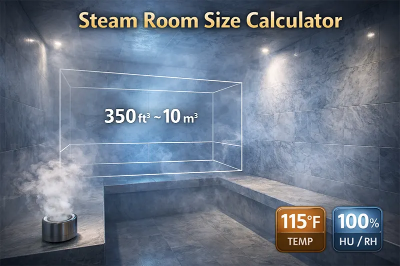 Steam Dimensions Steam Room Size Calculator – Plan Your Perfect Steam Room